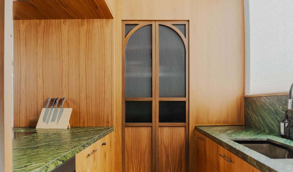 Model 1 by Unox Casa professional oven for home in the vintage kitchen of Bendigo Home in Australia